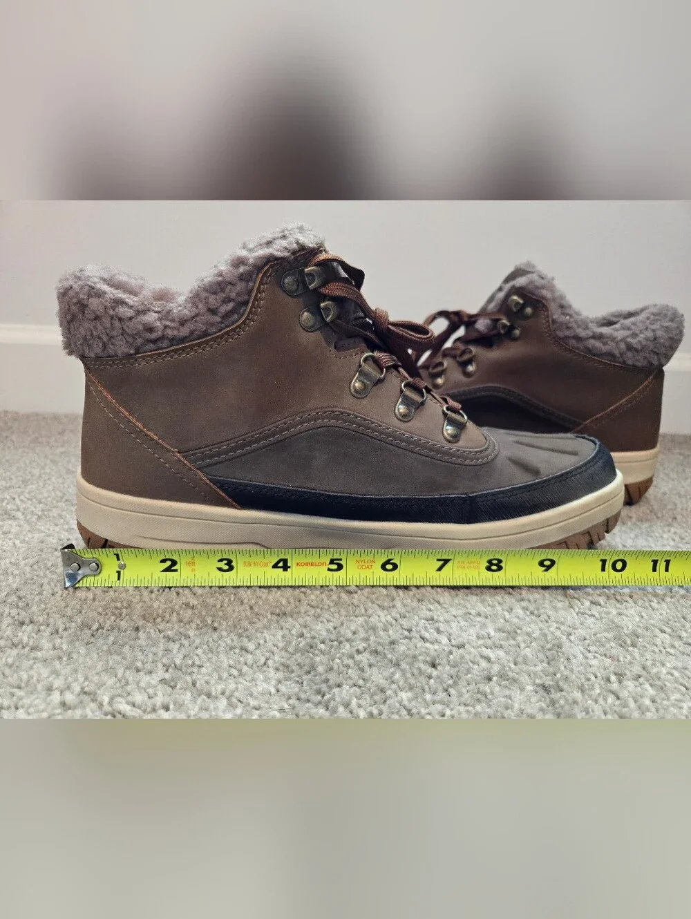 Men's Weatherproof Slope Sneaker Boots - Brown - Size 9